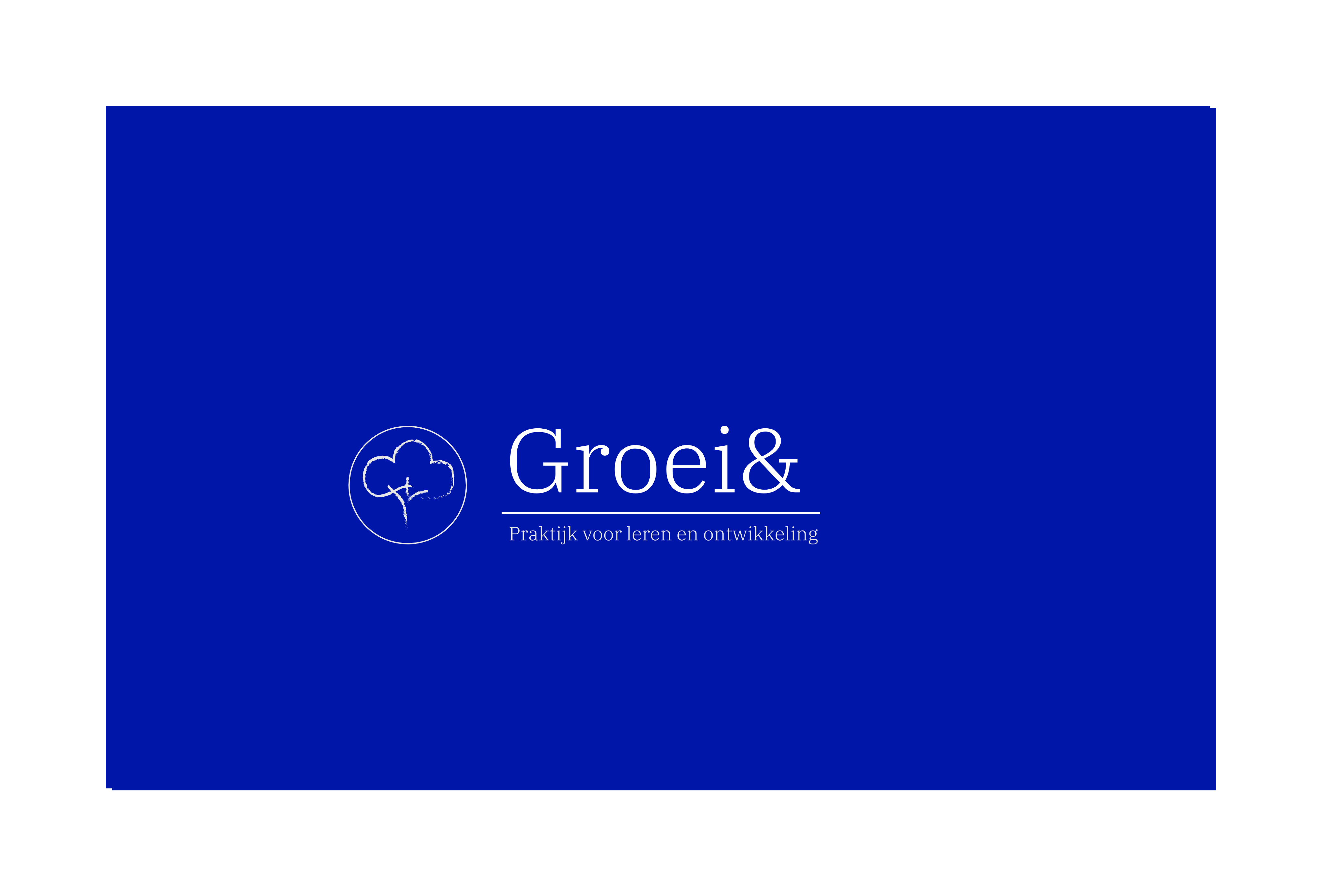 Logo Groei& transparant